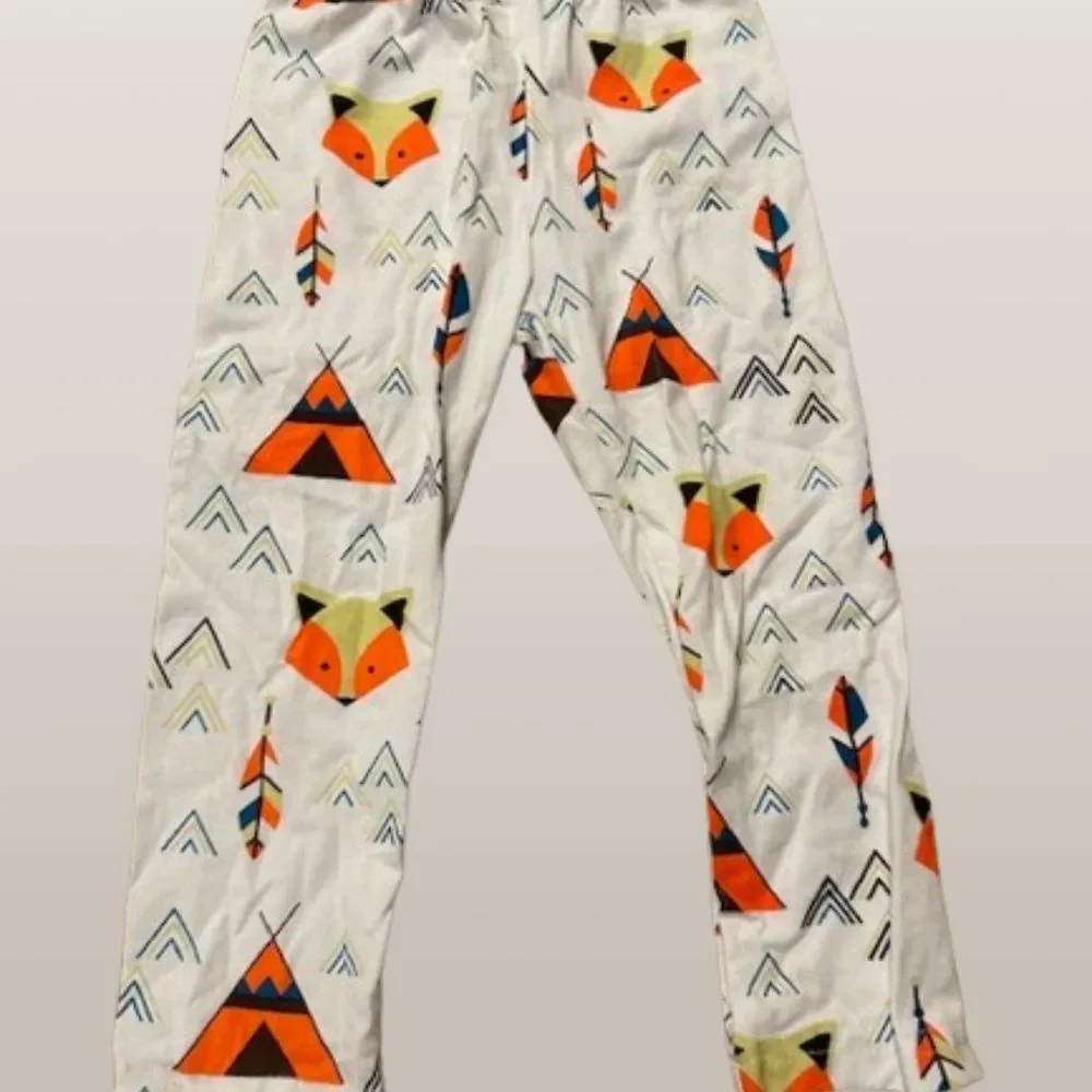 Brown Fox TeePee Shirt, Pant & Scarf Set  4127  XS 2T  NWT Boutique